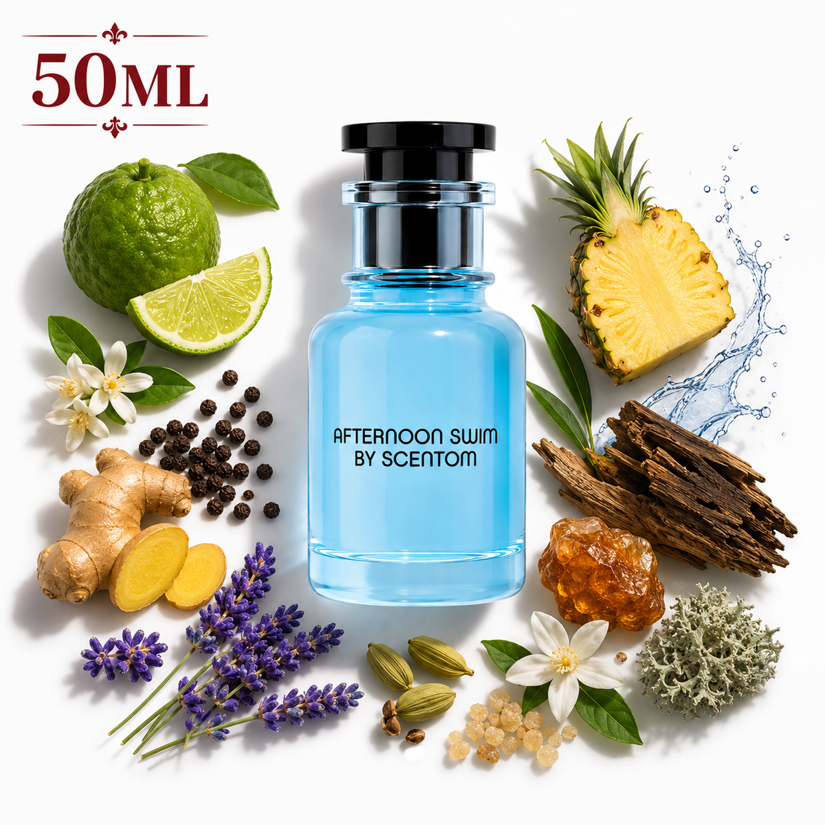 Afternoon Swim by SCENTOM — Fresh Perfume, 50ml